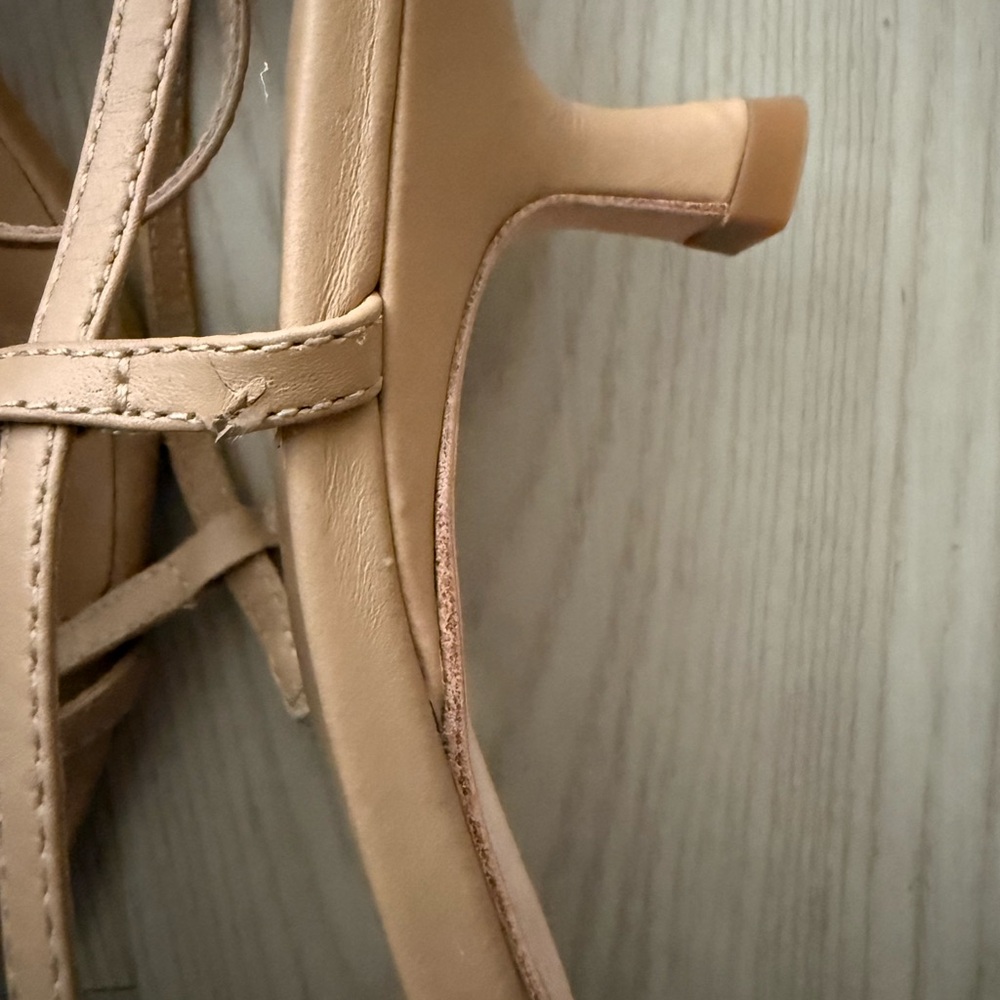 Reformation Serenity Bare Kitten Heels Beige - Picture 6 of 7